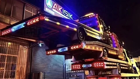 Sakarya'da Çekici Operatöründen İlginç Gösteri