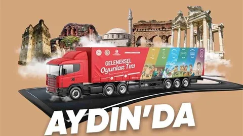 Aydın'da Geleneksel Oyunlar Tırı Heyecanı