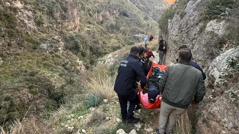 Hatay'da Yürüyüşte Düşme Olayı