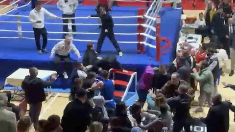 Kastamonu'daki Boks Turnuvasında Kavga Çıktı