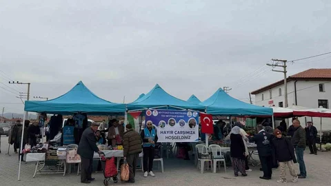 Kırka'da Hayır Çarşısı Açıldı