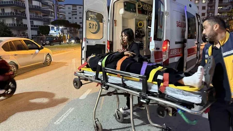 Gazipaşa'da Motosiklet Kazası