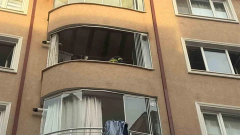 Bilecik'te Balkonda Yangın Çıktı