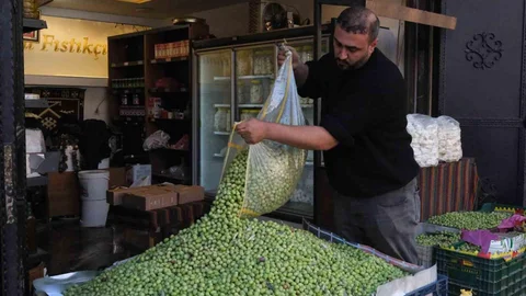 Gaziantep'te Zeytin Fiyatları Değişmedi