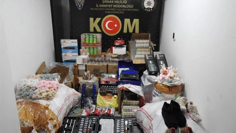 Şırnak'ta Kaçak Malzeme Operasyonu