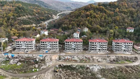 Tır Köyü'nde TOKİ Konutları Tamamlanıyor