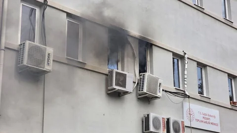 Pozantı Aile Sağlığı Merkezi'nde Yangın Çıktı