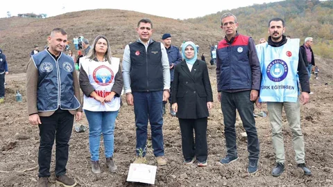 Düzce'de Öğretmenler İçin Hatıra Ormanı
