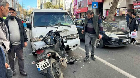 Tekirdağ'da Motosiklet Kazası