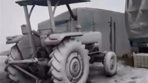 Mersin'in Yüksek Rakımlarında Kar Yağışı Görüldü