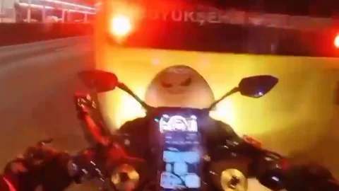 Bursa'da Motosiklet Kazası