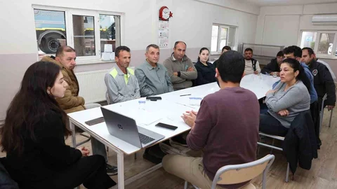 Denizli'de Kimyasal Eğitim Tatbikatı Yapıldı