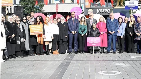 Kadına Şiddete Karşı Tek Yürek Olundu
