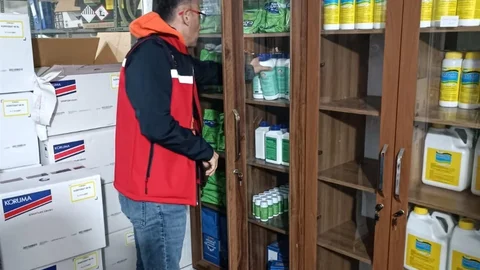 Uşak'ta Bitki Koruma Ürünleri Denetimi Devam Ediyor