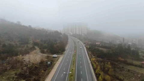Kastamonu'da Yoğun Sis Etkili Oluyor