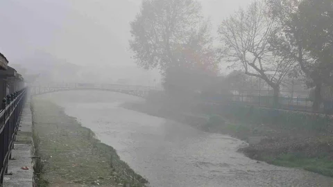 Düzce'de Etkili Sis Görüntüleri