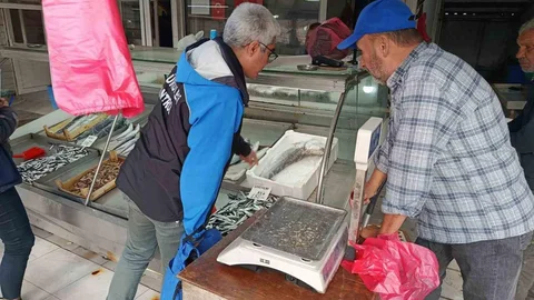 Gelibolu'da Balık Satış Denetimi Gerçekleştirildi