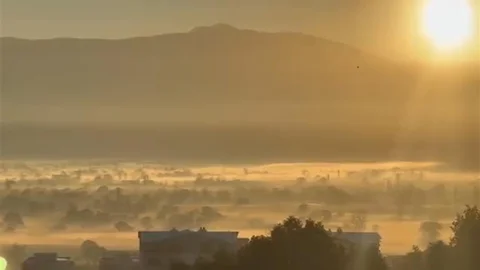 Bursa'da Siste Kartpostal Gibi Manzaralar