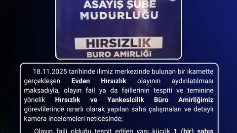 Bingöl'de Hırsızlık Olayı Çözülüyor