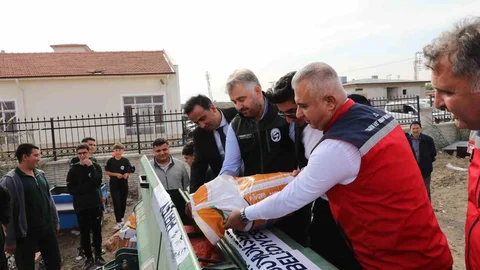 Hatay'da Tarım Lisesine Destek Verildi