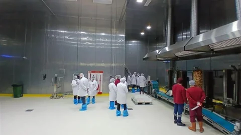 Buharkent'teki Döner Üretim Tesisi İncelendi