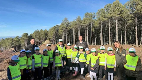 Çine'de Öğrencilere Orman Faaliyetleri Anlatıldı