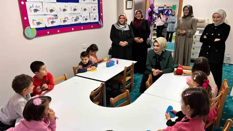 Berna Çiçek Kur’an Kursu'nu Ziyaret Etti