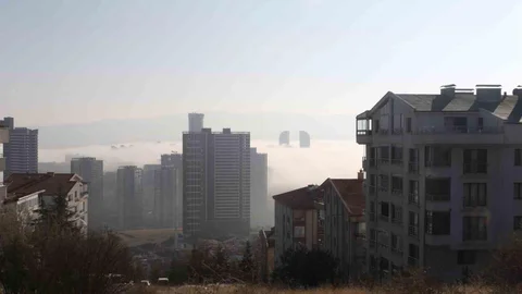 Ankara'da Görüş Mesafesi Düşük