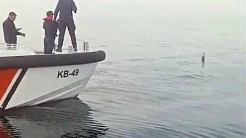 Hopa'da Denizde Roket Motoru Bulundu