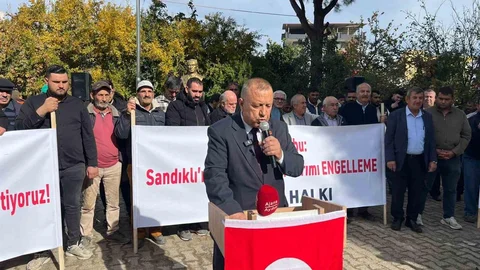 Sandıklı Mahallesi'nde Tepki Gösterildi