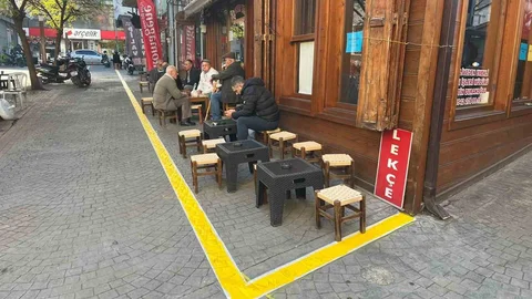 Düzce'de Boyalı Çizgi Uygulaması