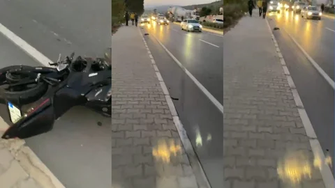 Silifke'de Kaza: Motosiklet Sürücüsü Yaralandı