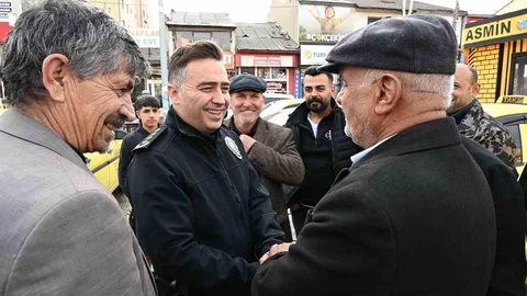 Ağrı'da Emniyet Müdürü Esnafla Buluştu