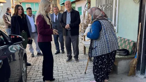 Kütahya'da Kaymakamın Köy Ziyareti