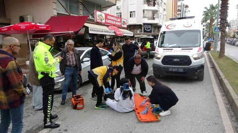 Antalya'da Motosiklet Kazası