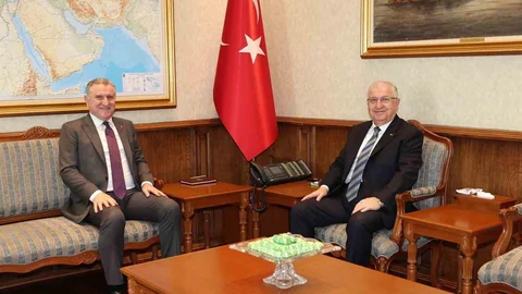 Bakan Güler ve Bakan Bak Görüşmesi