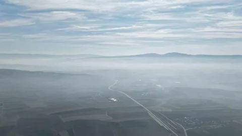 Çorum'da Sis Etkili Oluyor