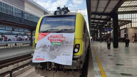 Afganistan'a İyilik Treni Yola Çıktı