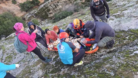 Aydın'da Yürüyüş Yaparken Dereye Düştü