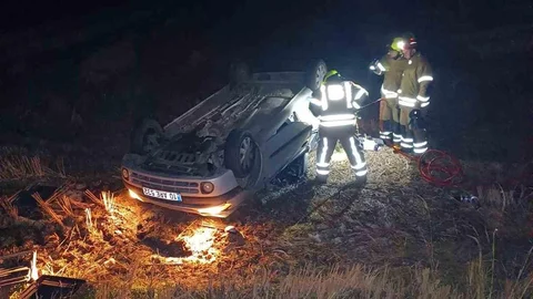 Gönen'de Tek Taraflı Trafik Kazası