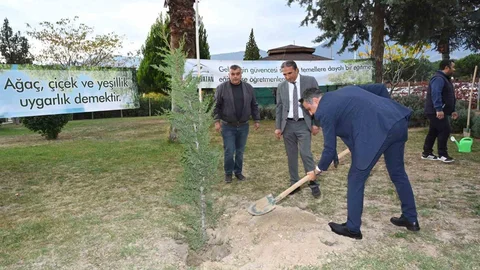 Denizli'de Fidan Dikme Kampanyası