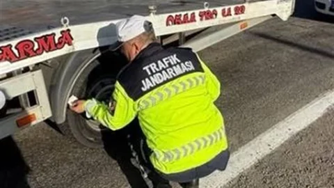 Ardahan'da Kış Lastiği Denetimi Yapıldı