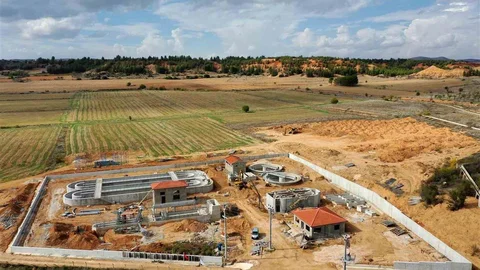 Çal'da Atık Su Sorunu Çözülüyor