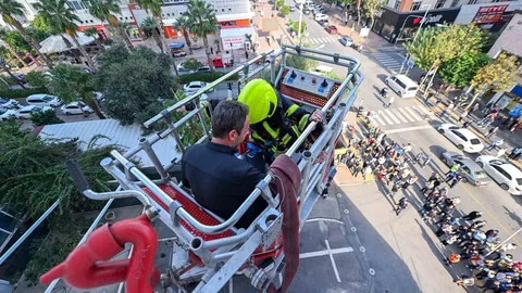 Mersin'de Yangın Tatbikatı Gerçekleştirildi