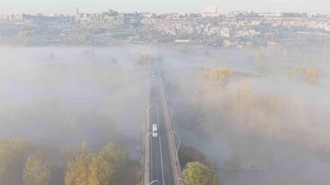 Diyarbakır'da Sis Görüntüleri