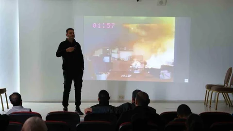Bingöl'de Dezavantajlı Bireylere Yangın Eğitimi Verildi