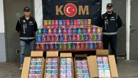 Beylikdüzü'nde Dronlu Denetimle Kaçak Elektronik Sigara Yakalandı