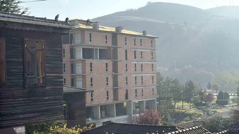 Karabük'te İnşaatta Güvensiz Çalışma