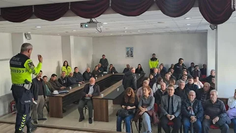 Yatağan'da Servis Sürücülerine Eğitim Verildi