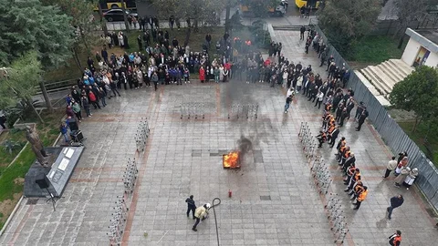 Gaziosmanpaşa'da Yangın Tatbikatı Yapıldı